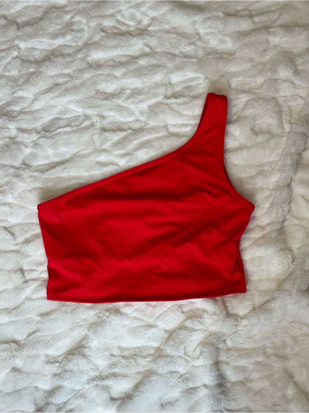 PINK Victoria's Secret Red Ultimate One Shoulder Tank Top